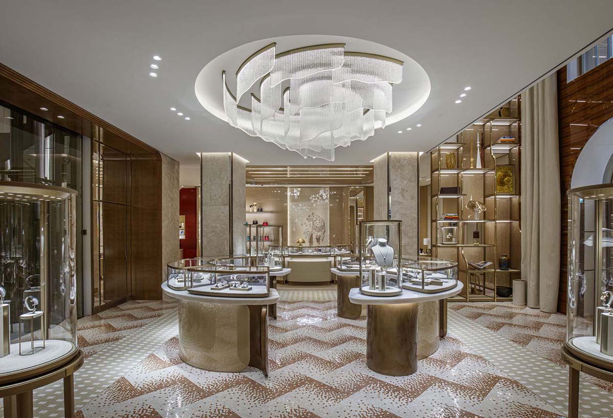 Luxury boutique interior