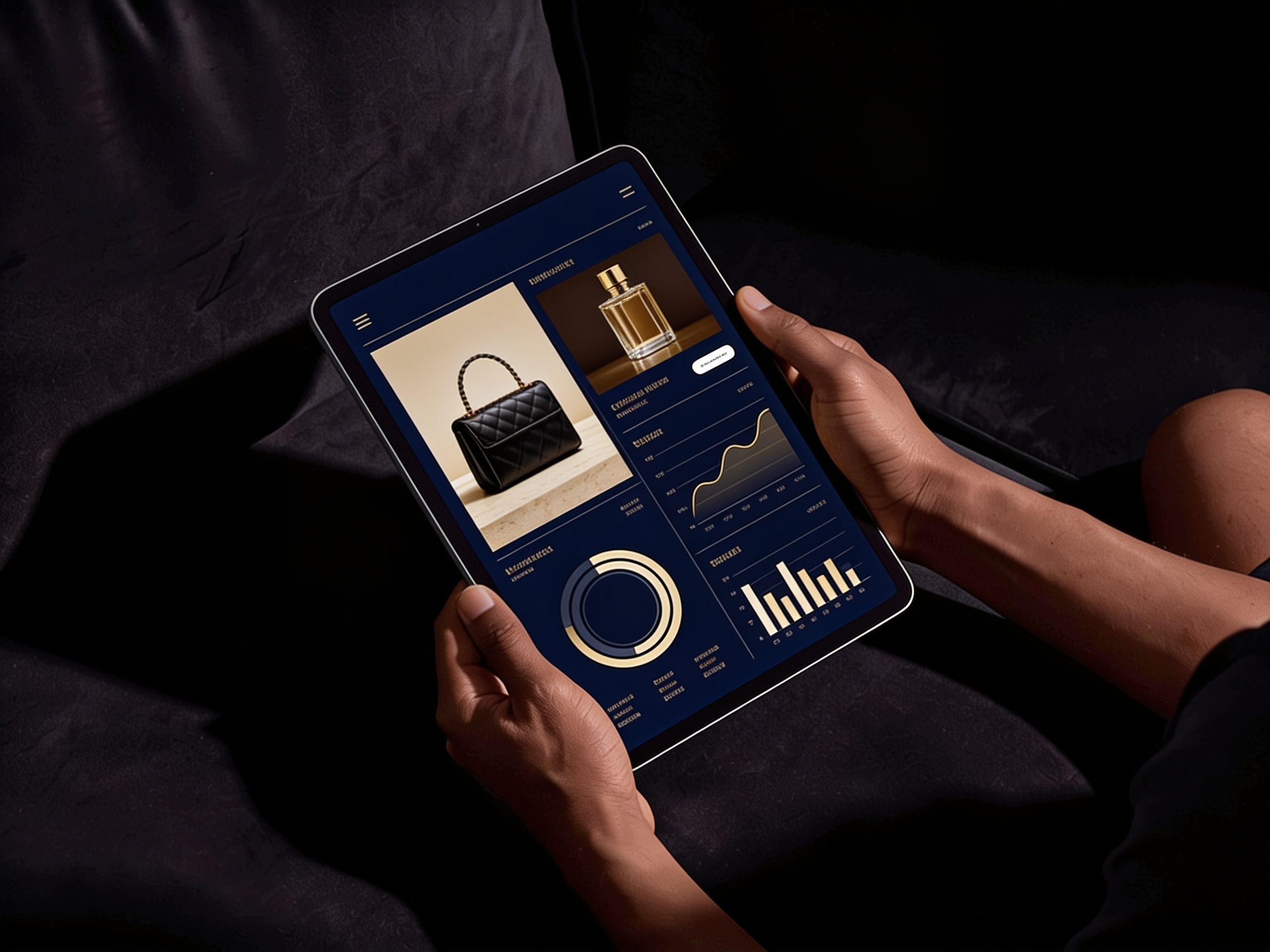 Advisor with tablet